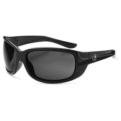 ERDA Smoke Lens Black Safety Glasses - Industrial Tool & Supply