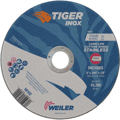 6X.045 TIGER INOX TYPE 1 C/O WHL - Industrial Tool & Supply