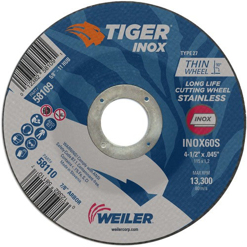 ‎4-1/2X.045 TIGER INOX TYPE 27 - Industrial Tool & Supply