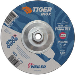 7X1/4 TIGER INOX TYPE 27 GRIND WHL - Industrial Tool & Supply
