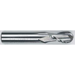 11/16" Dia. - 4" OAL - Solid CBD - TiAlN - Ball Nose SE EM - 2 FL - Industrial Tool & Supply