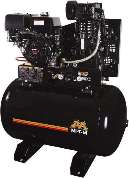 MI-T-M - Stationary Gas Air Compressors Horsepower: 13 Cubic Feet per Minute: 29.00 - Industrial Tool & Supply