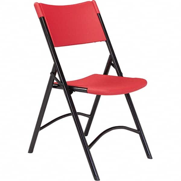 National Public Seating - Folding Chairs Pad Type: Folding Chair w/Plastic Seat & Back Material: Plastic/Steel - Industrial Tool & Supply