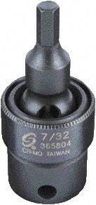 Sunex Tools - 3/8" Drive, 7/32" Impact Hex Bit Socket - Industrial Tool & Supply