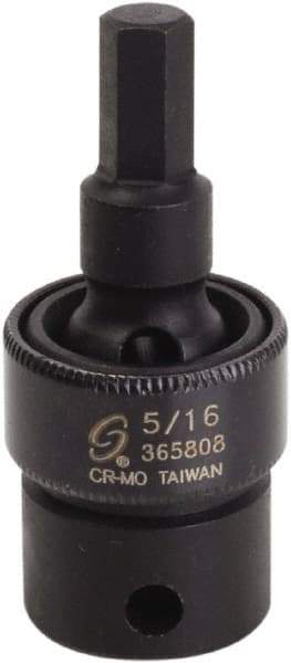 Sunex Tools - 3/8" Drive, 5/16" Impact Hex Bit Socket - Industrial Tool & Supply