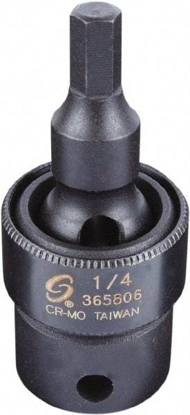 Sunex Tools - 3/8" Drive, 1/4" Impact Hex Bit Socket - Industrial Tool & Supply
