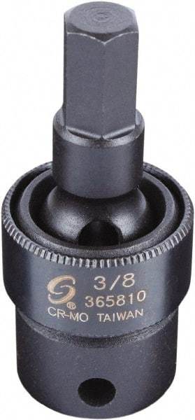 Sunex Tools - 3/8" Drive, 3/8" Impact Hex Bit Socket - Industrial Tool & Supply