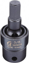 Sunex Tools - 3/8" Drive, 3/8" Impact Hex Bit Socket - Industrial Tool & Supply