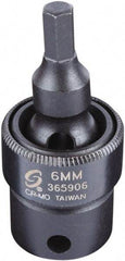 Sunex Tools - 3/8" Drive, 6mm Impact Hex Bit Socket - Industrial Tool & Supply