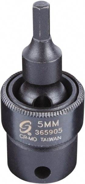 Sunex Tools - 3/8" Drive, 5mm Impact Hex Bit Socket - Industrial Tool & Supply