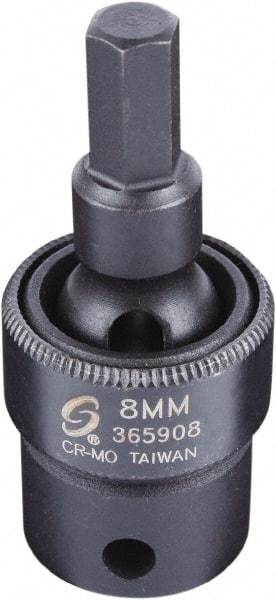 Sunex Tools - 3/8" Drive, 8mm Impact Hex Bit Socket - Industrial Tool & Supply