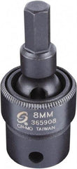 Sunex Tools - 3/8" Drive, 8mm Impact Hex Bit Socket - Industrial Tool & Supply
