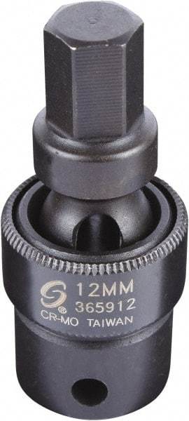 Sunex Tools - 3/8" Drive, 12mm Impact Hex Bit Socket - Industrial Tool & Supply