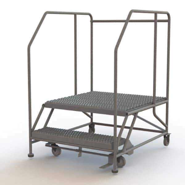 TRI-ARC - Rolling & Wall Mounted Ladders & Platforms Type: Rolling Work Platform Style: Steel Work Platform - Industrial Tool & Supply