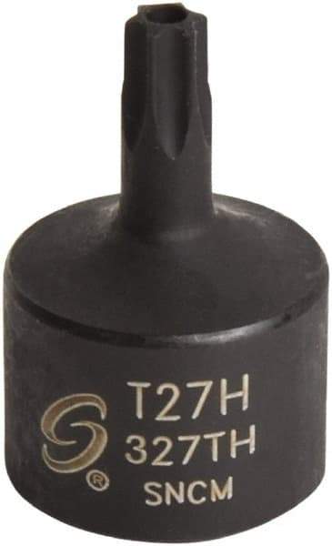 Sunex Tools - 3/8" Drive, T27H Impact Torx Bit Socket - Industrial Tool & Supply