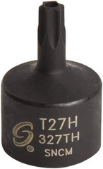 Sunex Tools - 3/8" Drive, T27H Impact Torx Bit Socket - Industrial Tool & Supply