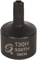 Sunex Tools - 3/8" Drive, T30H Impact Torx Bit Socket - Industrial Tool & Supply