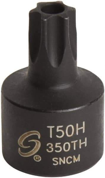 Sunex Tools - 3/8" Drive, T50H Impact Torx Bit Socket - Industrial Tool & Supply