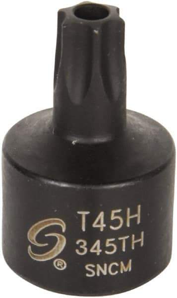 Sunex Tools - 3/8" Drive, T45H Impact Torx Bit Socket - Industrial Tool & Supply