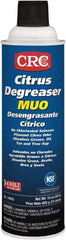 CRC - 20 oz Aerosol Cleaner/Degreaser - Aerosol, d-Limonene Solvent, Petroleum Distillate, Citrus - Industrial Tool & Supply