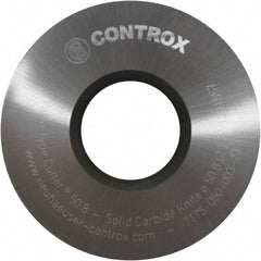 Controx - 2" Diam x 0.1299" Blade Thickness x 3/4" Arbor Hole Diam, 0 Tooth Slitting and Slotting Saw - Arbor Connection, Right Hand, Uncoated, Solid Carbide, Concave Ground - Industrial Tool & Supply