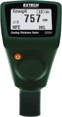 Extech - 0 to 78.7 mil LCD Coating Thickness Gage - For Use with Ferrous/Nonferrous Coatings - Industrial Tool & Supply