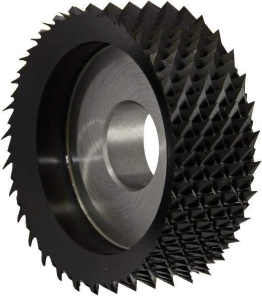 Controx - 61.5mm Diam, 0.63" LOC, Plain End, Powdered Metal Diamond Pattern Router Bit - Right Hand Cut, 16mm OAL - Industrial Tool & Supply