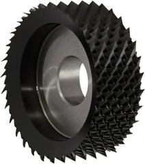 Controx - 61.5mm Diam, 0.63" LOC, Plain End, Powdered Metal Diamond Pattern Router Bit - Right Hand Cut, 16mm OAL - Industrial Tool & Supply