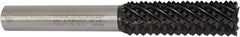 Controx - 17mm Diam, 2" LOC, Plain End, Powdered Metal Diamond Pattern Router Bit - Right Hand Cut, 4-1/2" OAL - Industrial Tool & Supply