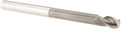 M.A. Ford - 5/16", 3 Flute, Solid Carbide, 1/8" Corner Radius End Mill - 4" OAL, 7/16" LOC - Industrial Tool & Supply