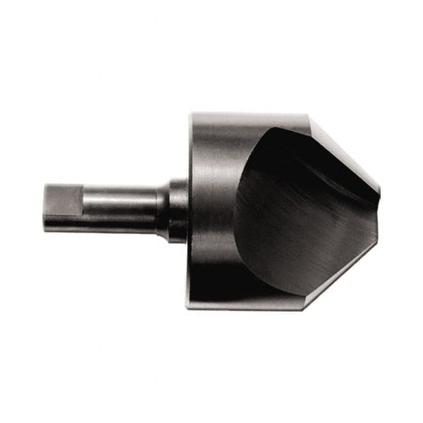 M.A. Ford - 3/4" Head Diam, 1/2" Shank Diam, 1 Flute 82° High Speed Steel Countersink - Industrial Tool & Supply