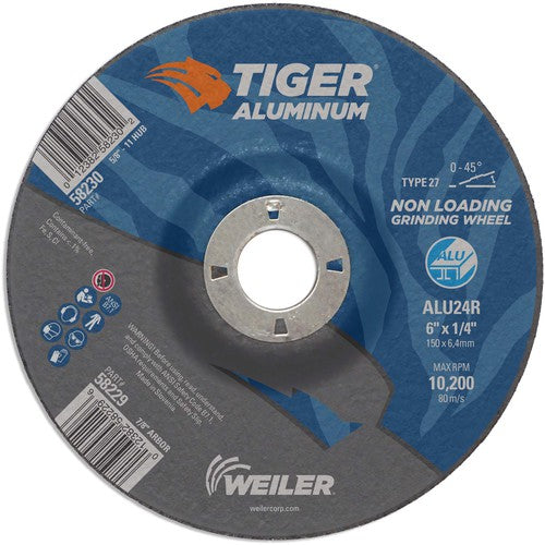 6X1/4 TIGER ALUM T27 GRIND WHL - Industrial Tool & Supply