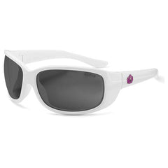 ERDA-AF Smoke Lens White Safety Glasses Anti-Fog - Industrial Tool & Supply