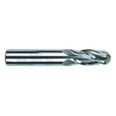 11mm Dia. - 70mm OAL - Solid CBD - Bright - Ball Nose SE EM - 4 FL - Industrial Tool & Supply