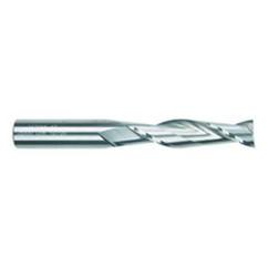 1/4 Dia. x 3 Overall Length 2-Flute Square End Solid Carbide SE End Mill-Round Shank-Center Cut-Uncoated - Industrial Tool & Supply