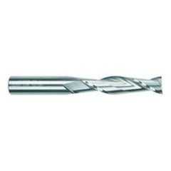 1 Dia. x 5 Overall Length 2-Flute Square End Solid Carbide SE End Mill-Round Shank-Center Cut-Uncoated - Industrial Tool & Supply