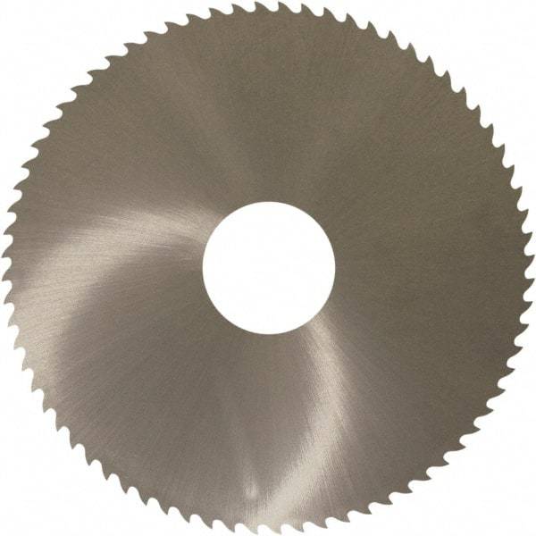 Controx - 2-1/4" Diam x 0.014" Blade Thickness x 5/8" Arbor Hole Diam, 40 Tooth Slitting and Slotting Saw - Arbor Connection, Right Hand, Uncoated, Solid Carbide, 15° Rake, Concave Ground - Industrial Tool & Supply