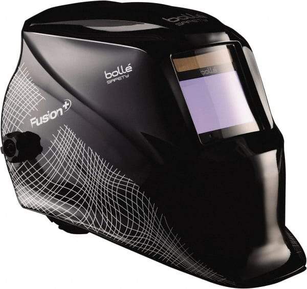 bolle SAFETY - 4" Window Width x 2" Window Height, 5, 8 to 13 Shade Auto-Darkening Lens, Fixed Front Welding Helmet with Digital Controls - Black Polycarbonate - Industrial Tool & Supply