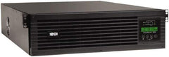 Tripp-Lite - 20 Amp, 3,000 VA, Tower & Rack Mount Online Backup Uninterruptible Power Supply - Backup 4 min with Full Load & 13.2 min with Half Load, 120 VAC Input & Output, 2,700 Watt Output, 1 Phases, 9 Outlets - Industrial Tool & Supply