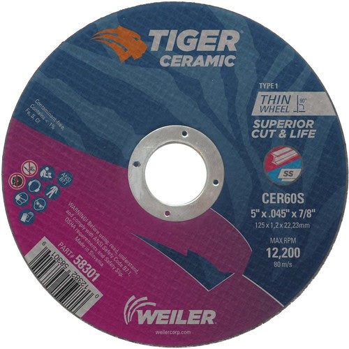 5X.045 TIGER CERAMIC T1 C/O WHL - Industrial Tool & Supply