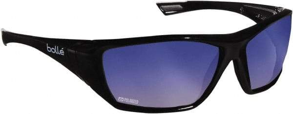 bolle SAFETY - Smoke Mirror Lenses, Framed Safety Glasses - Anti-Fog, Scratch Resistant, Size M, Wrap Around - Industrial Tool & Supply