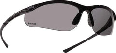 bolle SAFETY - Polarized Gray Lenses, Frameless Polarized Glasses - Anti-Fog, Scratch Resistant, Size M, Wrap Around - Industrial Tool & Supply