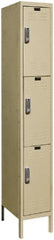 Hallowell - 3 Door, 3 Tier, Electronic Access Lockers - Industrial Tool & Supply