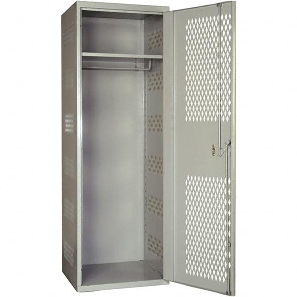 Hallowell - 1 Door, 1 Tier, Welded Locker - Industrial Tool & Supply