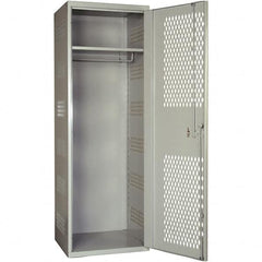 Hallowell - 1 Door, 1 Tier, Welded Locker - Industrial Tool & Supply