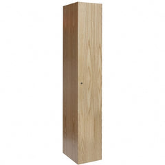 Hallowell - 1 Door, 1 Tier, Premium Wardrobe Lockers - Industrial Tool & Supply