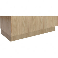 Hallowell - 12" Wide x 4" High x 18" Deep, Locker Base - Industrial Tool & Supply