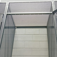 Hallowell - 48" Wide x 60" Deep, Locker UL Greenguard Gold Product Certified for Low Chemical Emissions UL.COM/GG UL 2818 - Industrial Tool & Supply