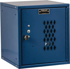 Hallowell - 1 Door, 1 Tier, Premium Box Lockers - Industrial Tool & Supply