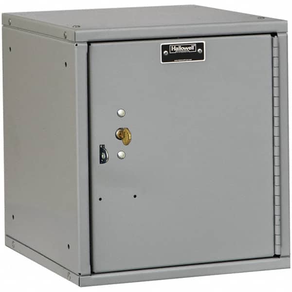 Hallowell - 1 Door, 1 Tier, Premium Box Lockers - Industrial Tool & Supply